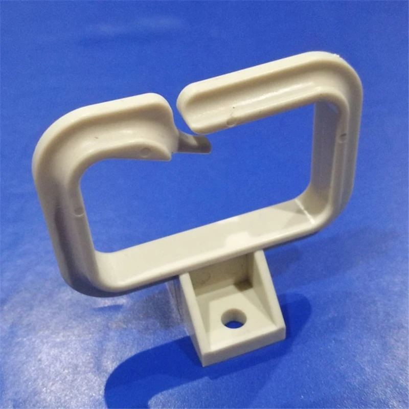 Anillo administrador de cables cuadrado de plástico ABS para caja de distribución gestión de cables para gabinete de red blanco 47*53mm fábrica 100 Uds - imagen 4