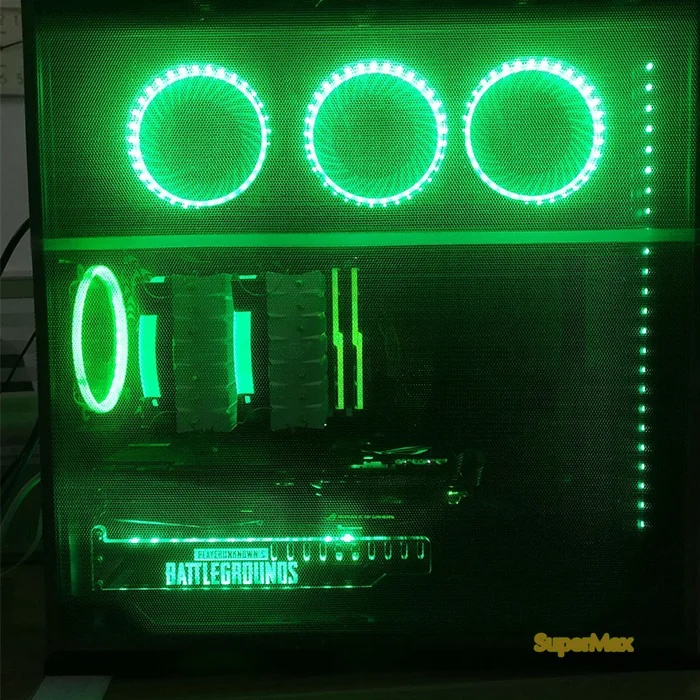 Carcasa transparente de PVC para ordenador, cubierta a prueba de polvo para enfriador de ventilador y PC, de 30cm, 0,5 metros por lote - imagen 2