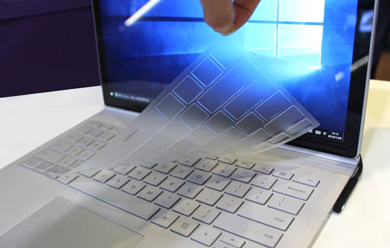 Película de cubierta de teclado de Tpu transparente para Microsoft Surface book 2 3 Laptop 4 3 2 13,5 15 - imagen 2
