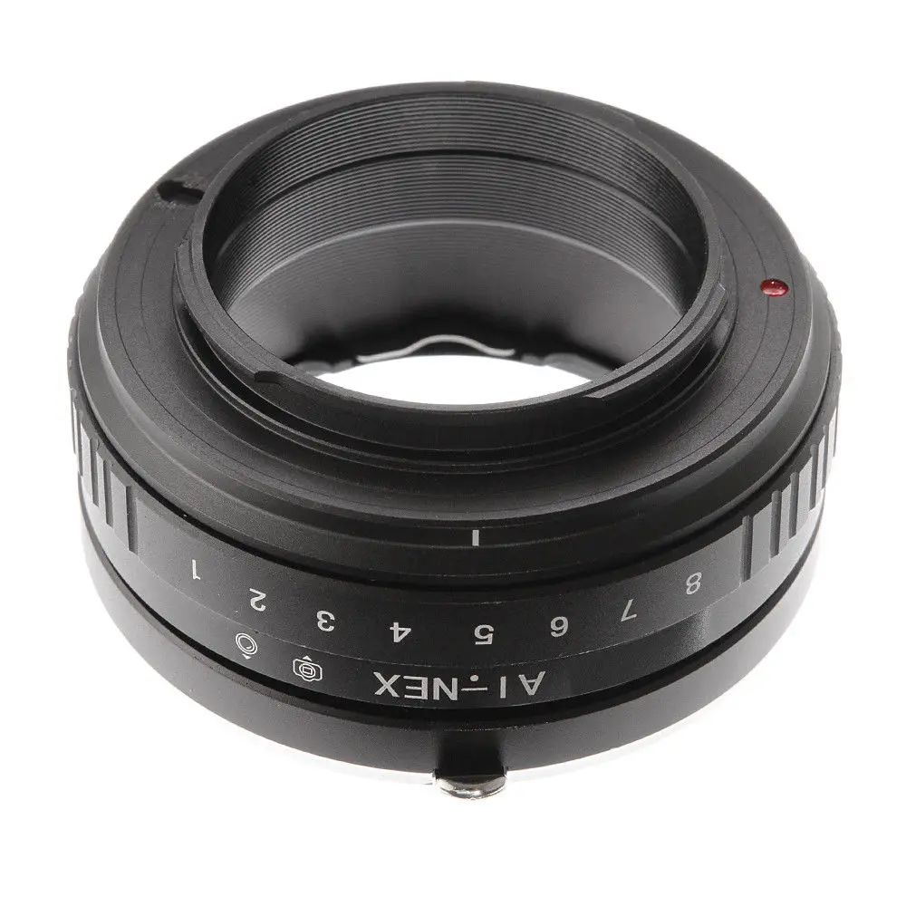 FOTGA Tilt-Shift 360 °   Adaptador de lente giratorio para Nikon AI S D, lente de montaje para Sony E-Mount NEX-5C NEX-F3 A6000 A6100 A6300 - imagen 4