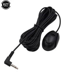 Mini micrófono externo tipo pasta con cable de 3,5mm, micrófono de Audio para coche para ordenador portátil, DVD, Radio, reproductor estéreo, altavoz para reuniones, gran oferta