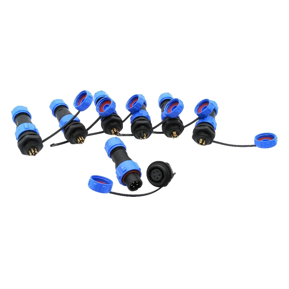 SP1310/1312 conector impermeable enchufe y enchufe 2 3 4 5 7 9Pin IP68 - imagen 5