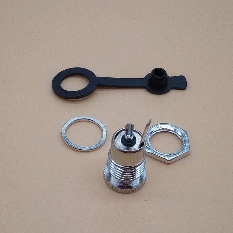 Enchufe de Metal de alta corriente con tapa impermeable, 20 piezas DC099, 5,5x2,1/5,5x2,5mm, 10 juegos/DC-099 - imagen 2