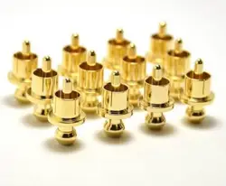Tapones Protectores RCA Chapados en Oro Anti-Polvo