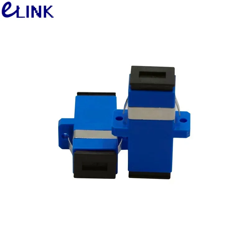 Adaptador de fibra SC DHL gratis 1000 Uds Simplex SM MM UPC APC OM3 OM4 azul gris verde aqua rojo acoplador óptico un tipo de cuerpo IL 0.2dB - imagen 4
