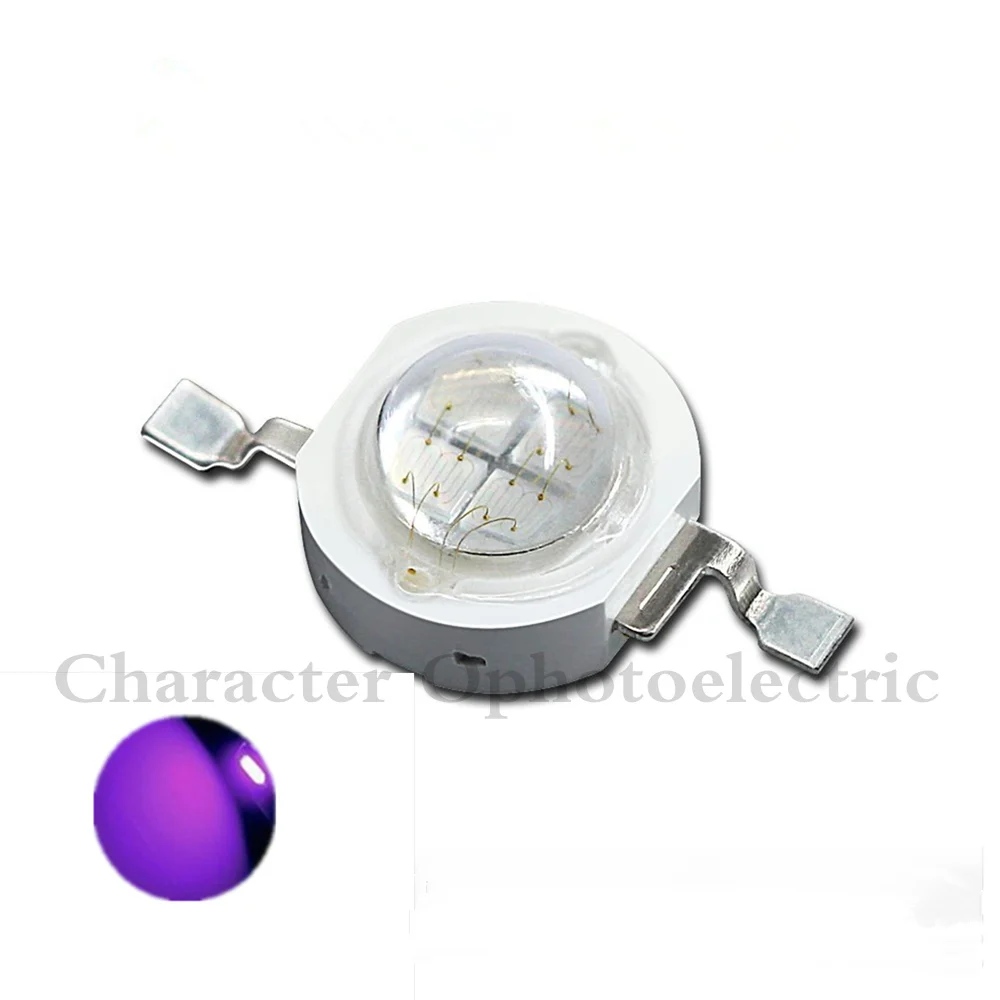 Chip Epistar LED de alta potencia, 4 chips, cobre Stent, blanco cálido, rojo, azul, verde, rosa, cian, espectro completo, excelente luz, 5W - imagen 4