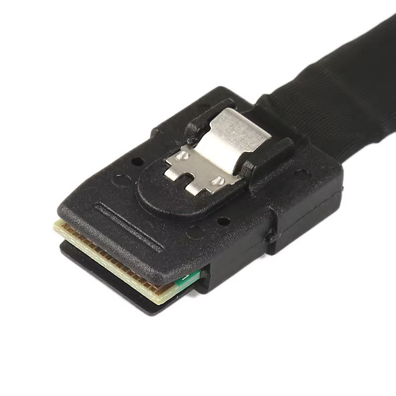 Mini SAS 4i SFF-8087 a 4 SATA - Cable Divisor 0,5 m 10 Gbps - imagen 3