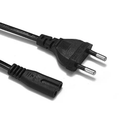 Cable de alimentacion 2 pines UE/EE. UU. 1,5 m 100-250 V - flexible