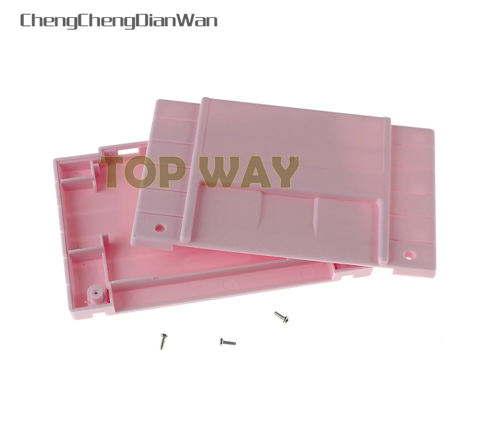 Reemplazo de la versión de EE. UU., carcasa para tarjetas de juegos, funda para caja de cartuchos de juego SNES SFC ChengChengDianWan