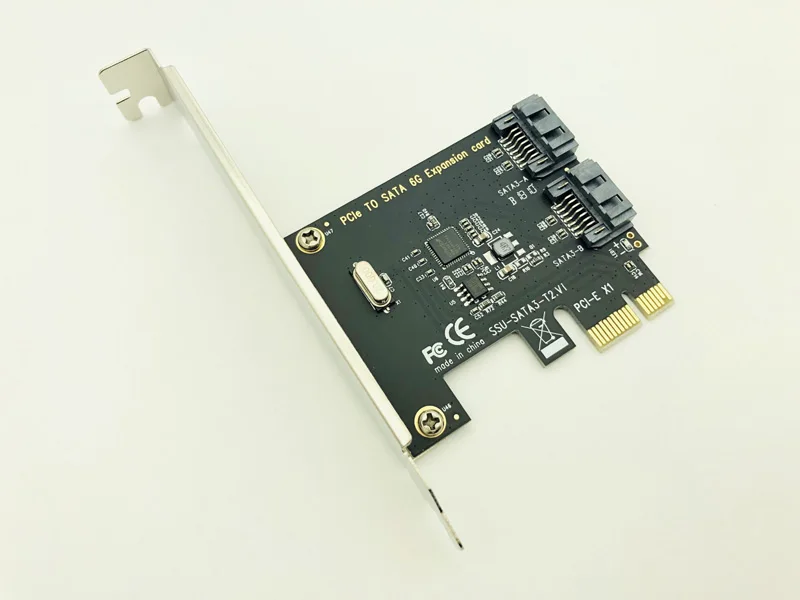 Tarjetas de expansión H1111Z PCI-E SATA 1X 4X 8X 16X PCI-E PCI Express a SATA 3,0, 2 puertos SATA III, 6Gbps - imagen 3