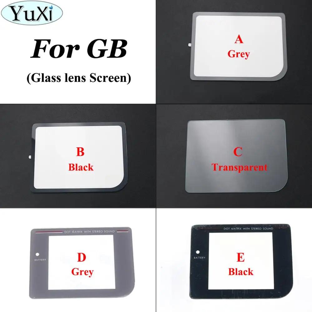 YuXi-cubierta de lente de pantalla de repuesto para Nintendo Boy Zero DMG, cristal de pantalla para Raspberry Pi, Protector de lente de cristal modificado