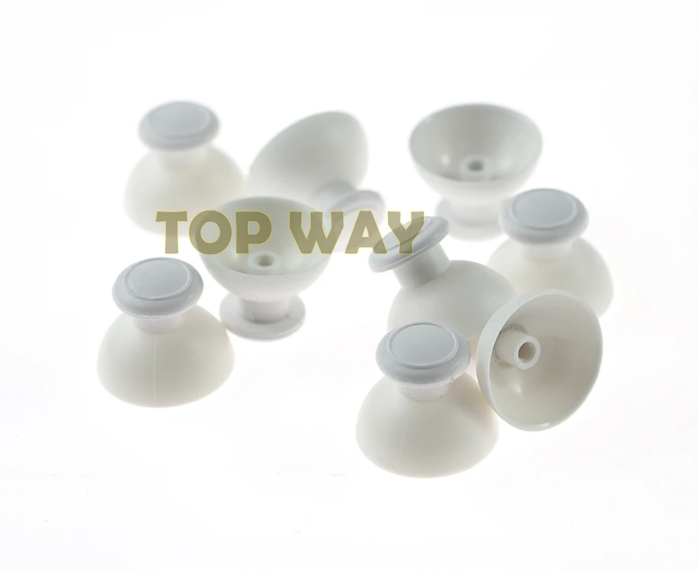 Tapa de palanca de mando analógica, tapa de palanca de agarre de pulgar analógica para controlador de Nintendo wii, color blanco, 4 Uds. - imagen 4