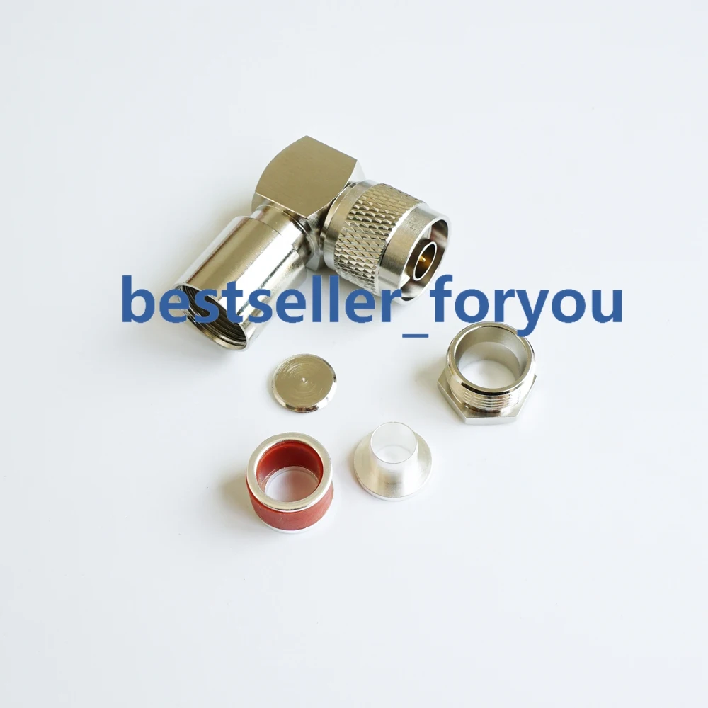 Conector N abrazadera macho RG8 LMR400 RG213 RG165 RG393 cable de ángulo recto RA - imagen 4