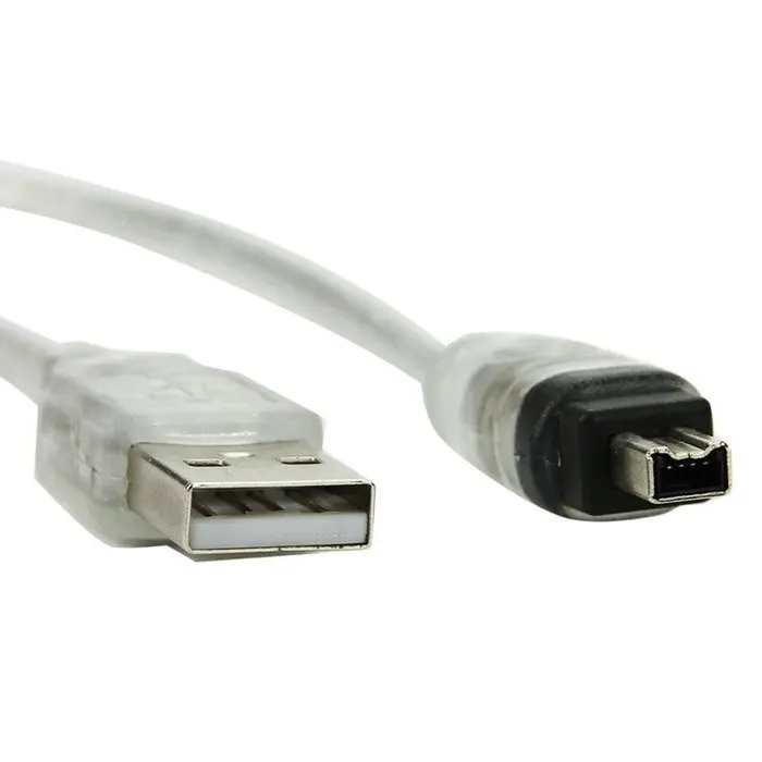 Cable adaptador USB macho a Firewire IEEE 1394, 4 pines, macho, iLink, firewire 1394, para cámara SONY DCR-TRV75E DV, 100cm