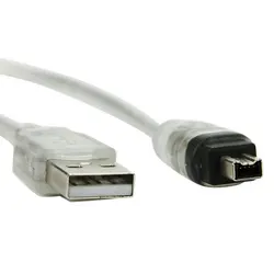 Cable Adaptador USB a FireWire IEEE 1394 para Sony DCR-TRV75E