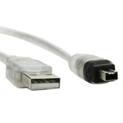 Cable Adaptador USB a FireWire IEEE 1394 para Sony DCR-TRV75E