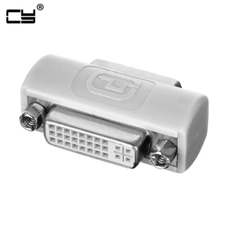 Adaptador DVI 24 + 5 hembra a DVI 24 + 5 hembra, convertidor de vídeo, Cable adaptador extensor de 180 grados - imagen 2