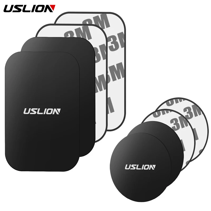 USLION Placa Magnética Coche para Teléfono – Soporte Seguro
