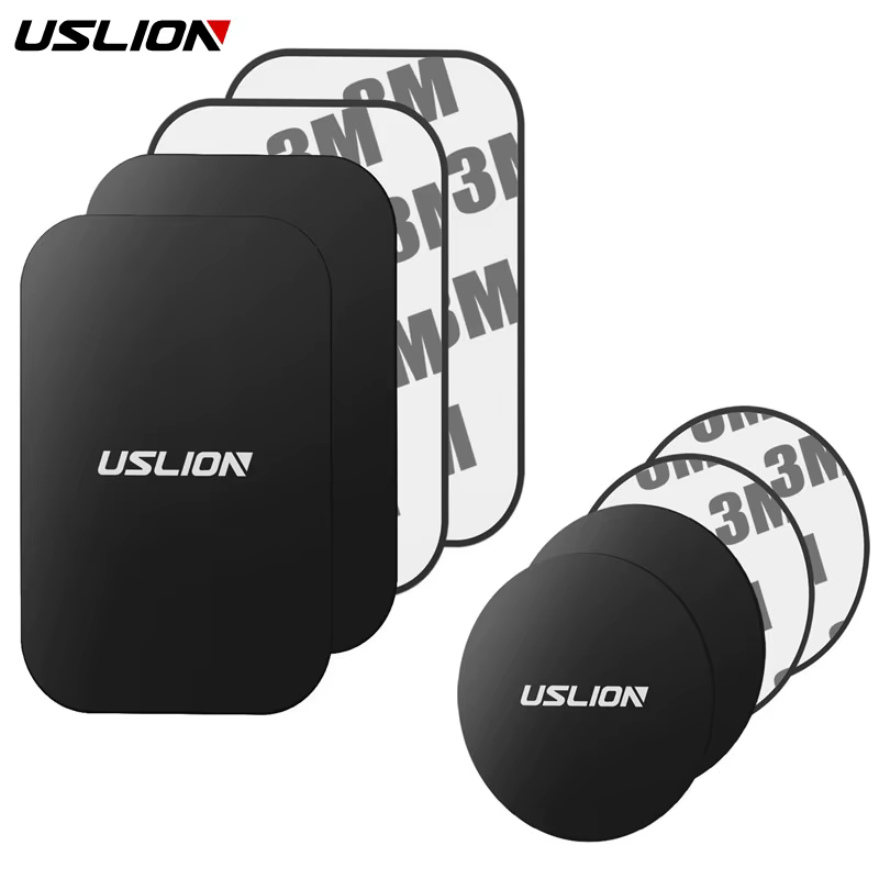 USLION Placa Magnética Coche para Teléfono – Soporte Seguro