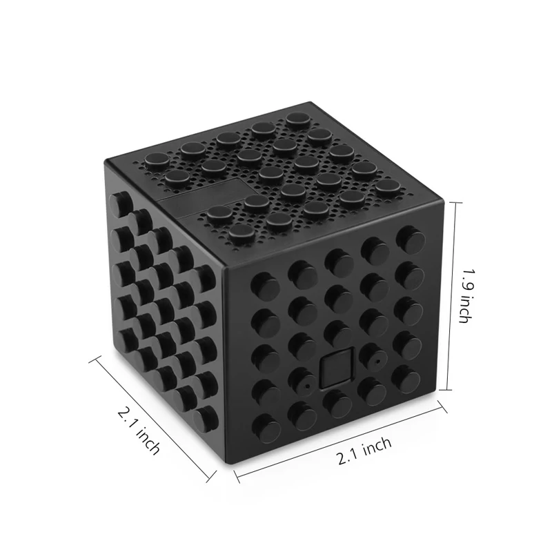 VAORLO-minialtavoz portátil inalámbrico con Bluetooth, altavoz de bloque de construcción, regalo creativo, interacción entre padres e hijos - imagen 2