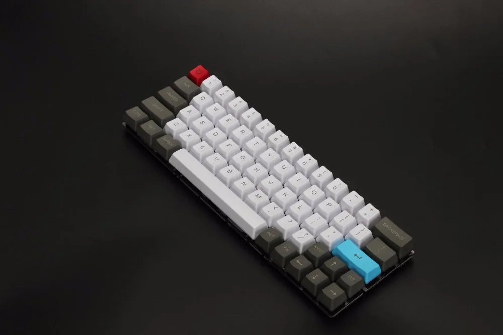 YMDK 60 64 68 ANSI teclas personalizadas perfil OEM juego de teclas PBT gruesas para teclado mecánico Cherry MX GH60 SP64 GK64 Tada68 - imagen 2