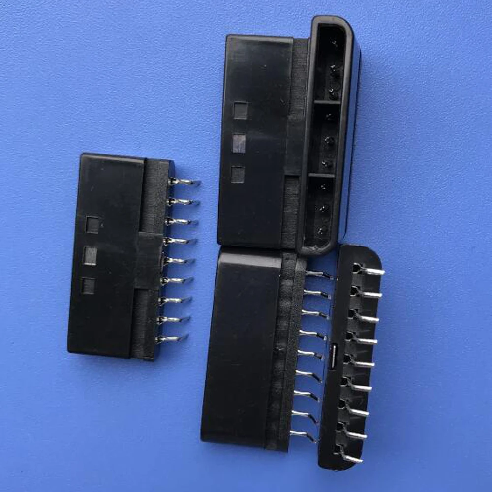 Conector macho de 9 pines Ranura de enchufe de juego de 90 grados para PS2 para accesorios playstation 2 - imagen 2