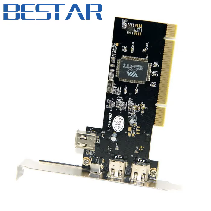 Tarjeta FireWire PCI Express 3 Puertos 6 y 4 Pines Compatible Windows 7/8 - imagen 5