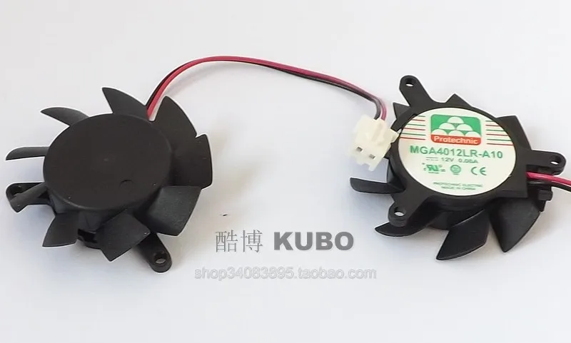 Reemplazo Original de ventilador enfriador MGA4012LR-A10 de 37mm de diámetro para GT620 625 705 560s 3647 HP S5-1523 12V 0.08A ventilador de 2 pines - imagen 4