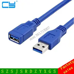 El más nuevo Cable de extensión USB3.0 A macho a hembra 1m USB 3,0 M/F extensión transferencia de datos sincronización Cable súper rápido 5Gbps