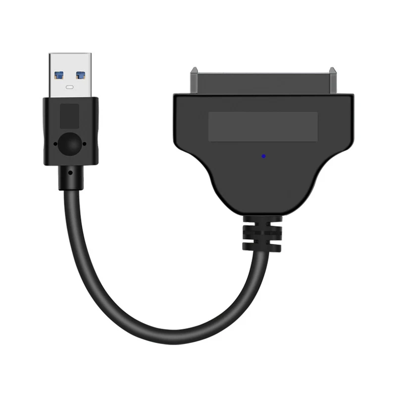 Cable adaptador USB 3,0 a SATA, adaptador de 22 pines SATAIII SATA3.0, USB3.0 a SATA 3, Chip ASM1053e para SATA HDD SSD de 2,5 pulgadas, nuevo - imagen 2