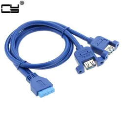 Cable Extensión USB 3.0 para Placa Base Doble Puerto