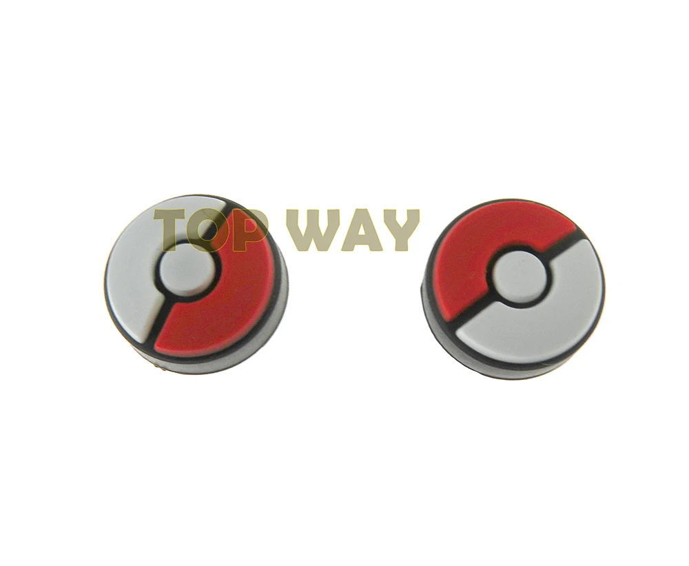 Tapas de empuñaduras de pulgar para Nintendo Switch, empuñadura de silicona antideslizante para Poke Ball, 8 piezas - imagen 2