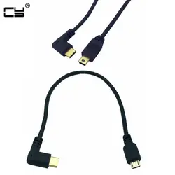 Cable USB-C a Mini USB y Micro USB OTG – 25cm Datos y Carga