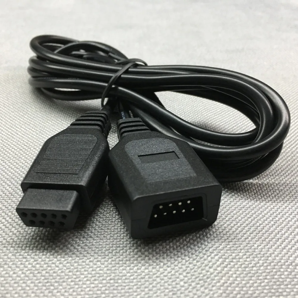 FZQWEG-cable de extensión para gamepad, cable de 1,8 m para SEGAMD1/2/3, MEGA Drive 2, 2 unidades - imagen 3