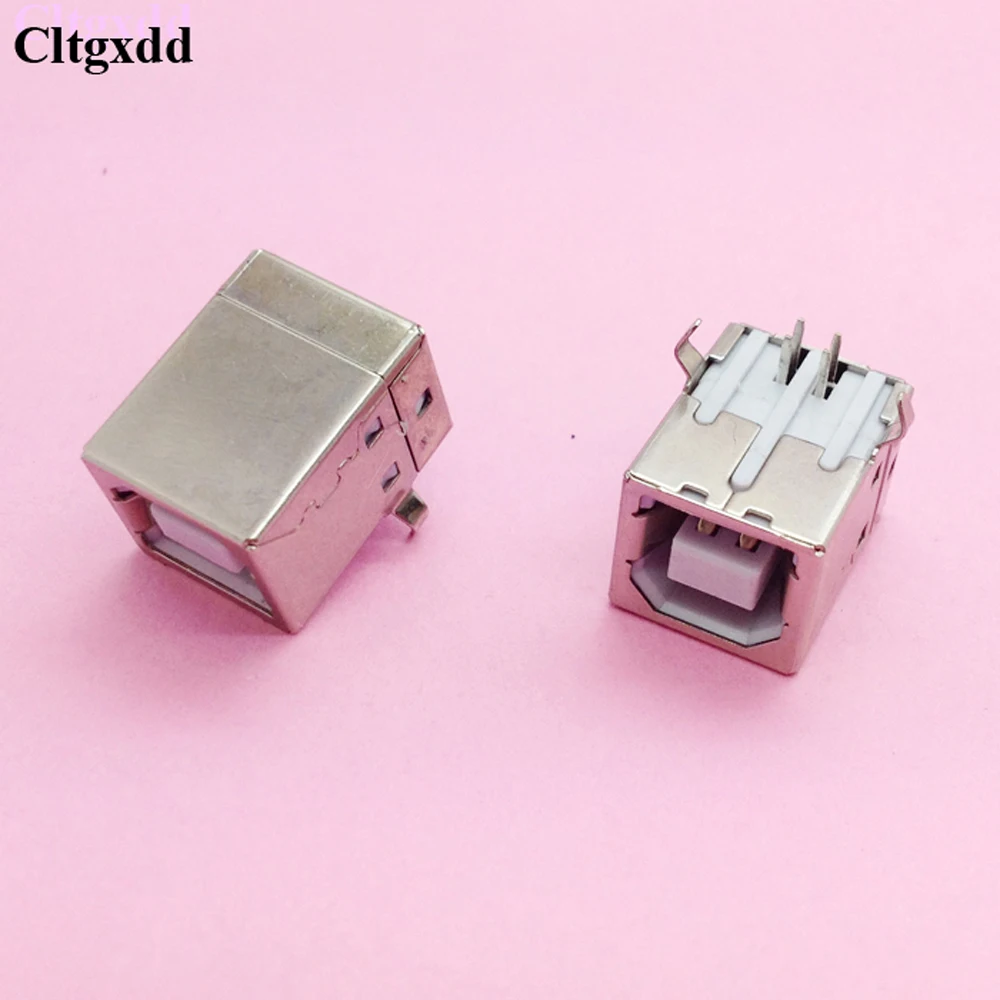 Cltgxdd-conector Usb cuadrado para impresora de datos, conector tipo B hembra de soldadura Pcb de 90 grados, 5-10 piezas - imagen 3