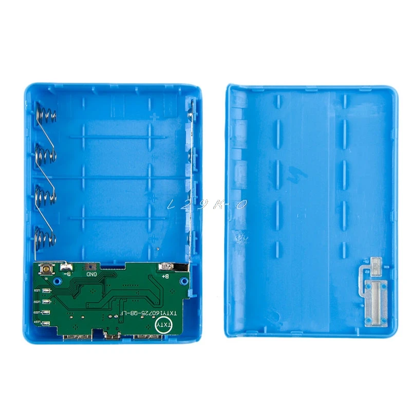 Cargador de batería de respaldo externo para teléfono, Cargador USB Dual, 4x18650, 1 unidad - imagen 5