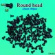 Round head 2.5 black