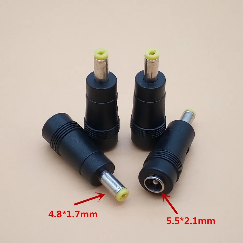 Adaptador de conector de Audio para portátil, 5 piezas, 5,5x2,1mm, hembra a 4,0x1,7mm, 4,8X1,7mm, 3,5x1,35mm, 5,5x2,5mm - imagen 2