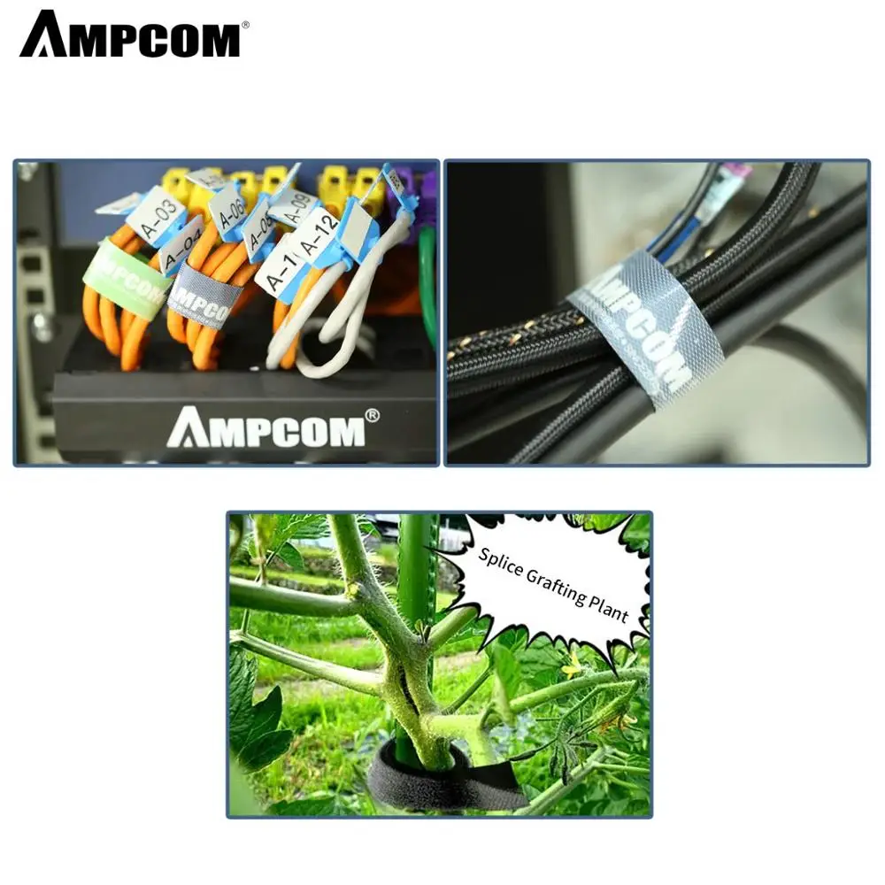Organizador de Cables Nailon con Ganchos – 5 Rollos Resistentes - imagen 2