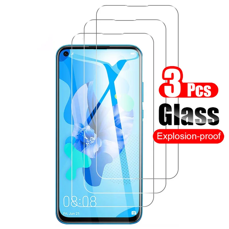 3 piezas de vidrio templado para Huawei nova 5T 5i Pro Protector de pantalla para Huawei nova 5 Pro nova 5 5T película protectora de vidrio 9H