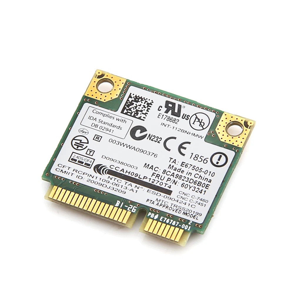 Mini tarjeta PCIe para Lenovo Intel inalámbrico-n 1000 112BNHMW 300Mbps Wifi 802.11b/G/N 60Y3240 para IBM Thinkpad L410 L510 SL510 X201 - imagen 3