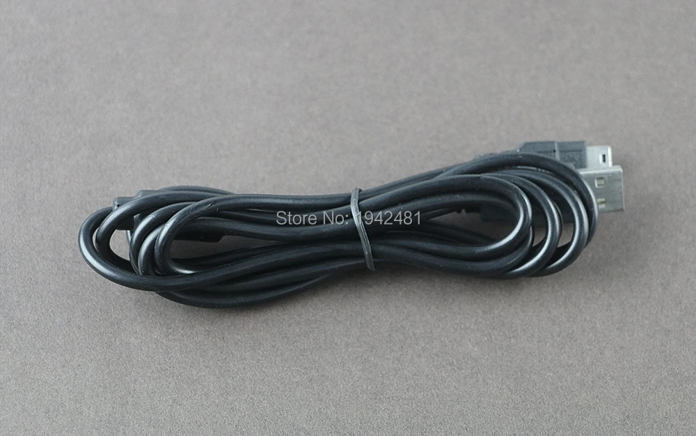 Cable de carga USB para Playstation 3, accesorios de controlador de PS3, 1m, 1,8 m, 3m, negro - imagen 4