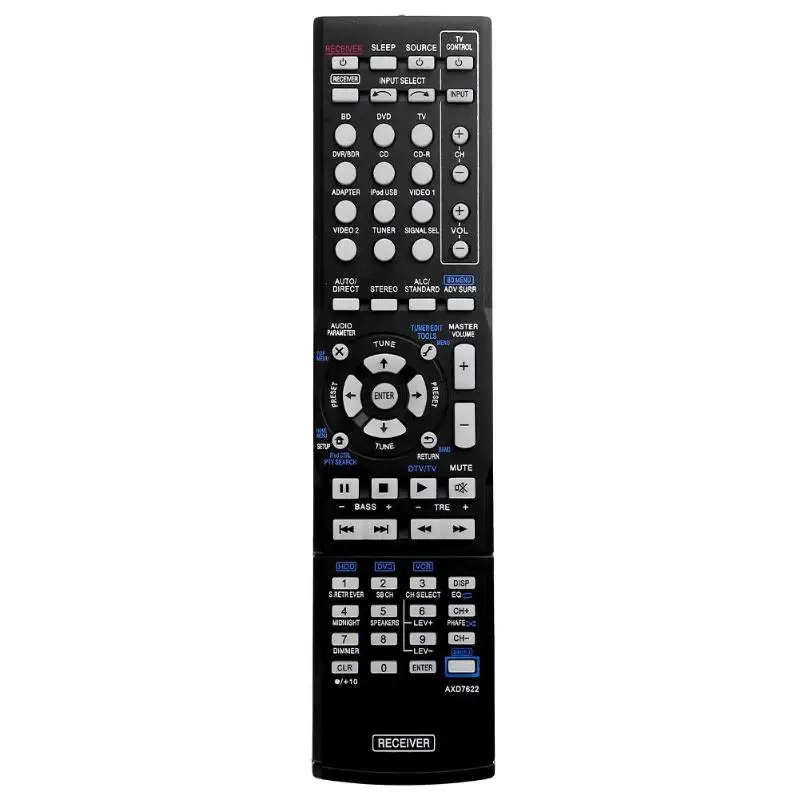 Mando a distancia AXD7622 de plástico para TV, dispositivo multimedia de repuesto para Pioneer VSX-521, AXD7660, VSX-422-K, AXD7662, gran oferta, 1 ud. - imagen 2
