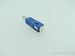 Modulo azul para adaptador SC UPC - Prueba FTTH fibra optica desnuda