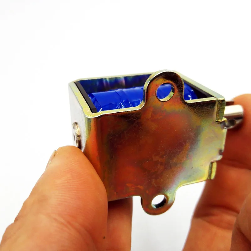 Electroimán de marco tipo push & pull, distancia de viaje, TAU1038, 10mm, 15W, DC 12V, 24V, fuerza de Keepping 20N - imagen 5