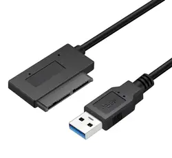 Cable Adaptador Micro SATA USB 3.0 20cm SSD 1.8"