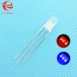 FoggyTwo LED bicolor 3mm rojo azul cátodo común