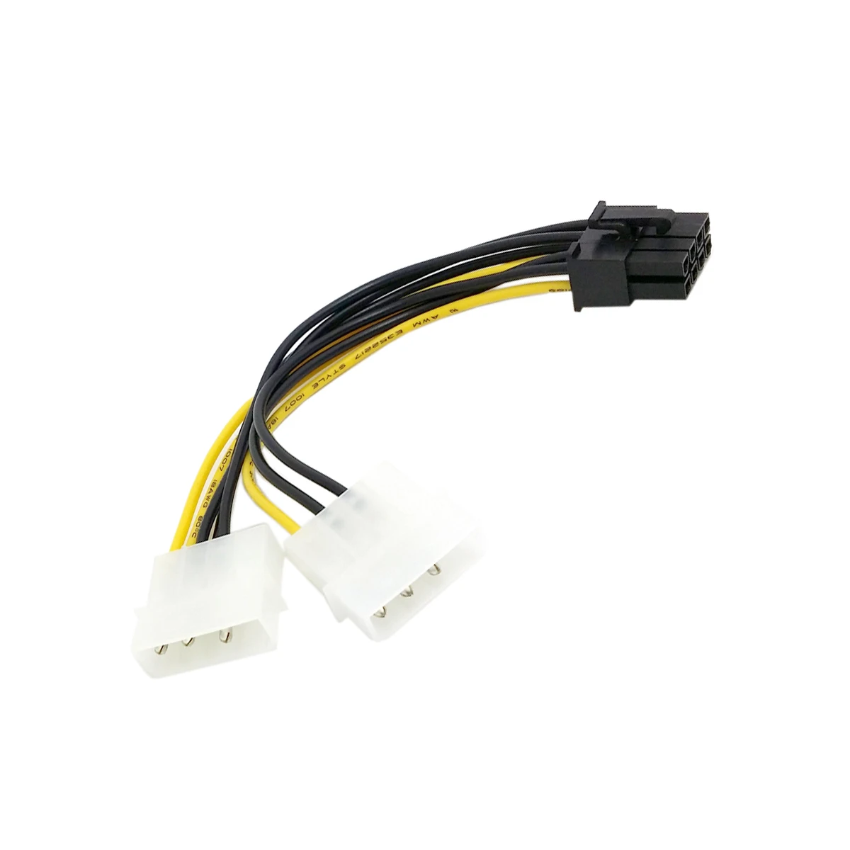 Cable Conversor Molex 4 pines a PCI-E 8 pines – 20cm para GPU - imagen 4