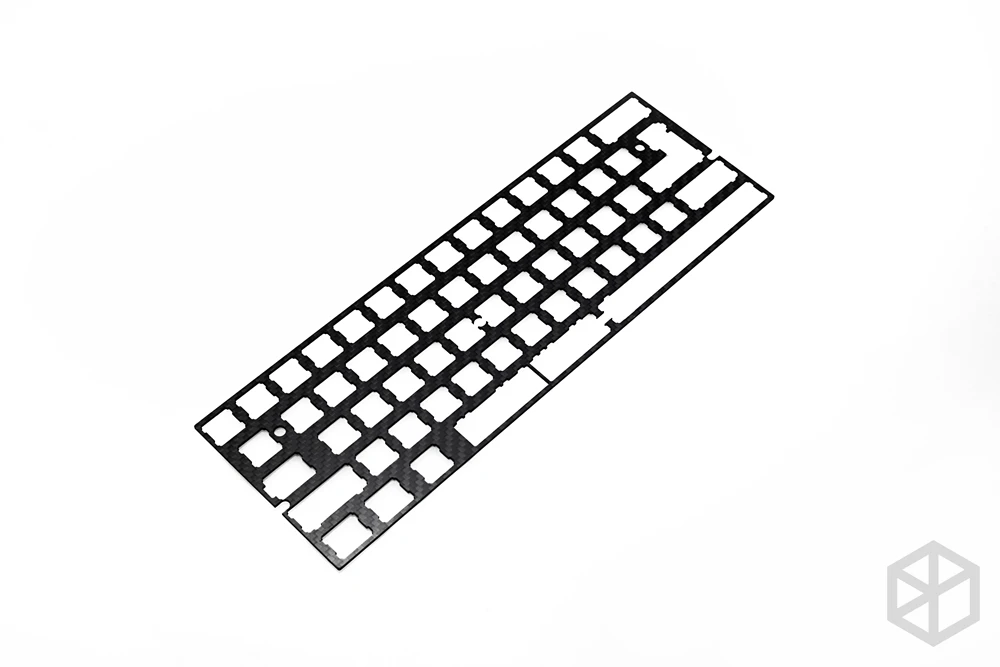 Teclado mecánico de aluminio 60%, soporte de placa de fibra de carbono, barra espaciadora dividida 3u, xd60, xd64, 3,0, v3.0, gh60 - imagen 3