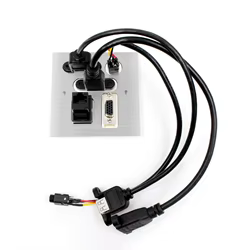 Concentrador HDMI VGA USB Ethernet Audio Sobremesa